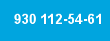 930 112-54-61 930 112-54-61